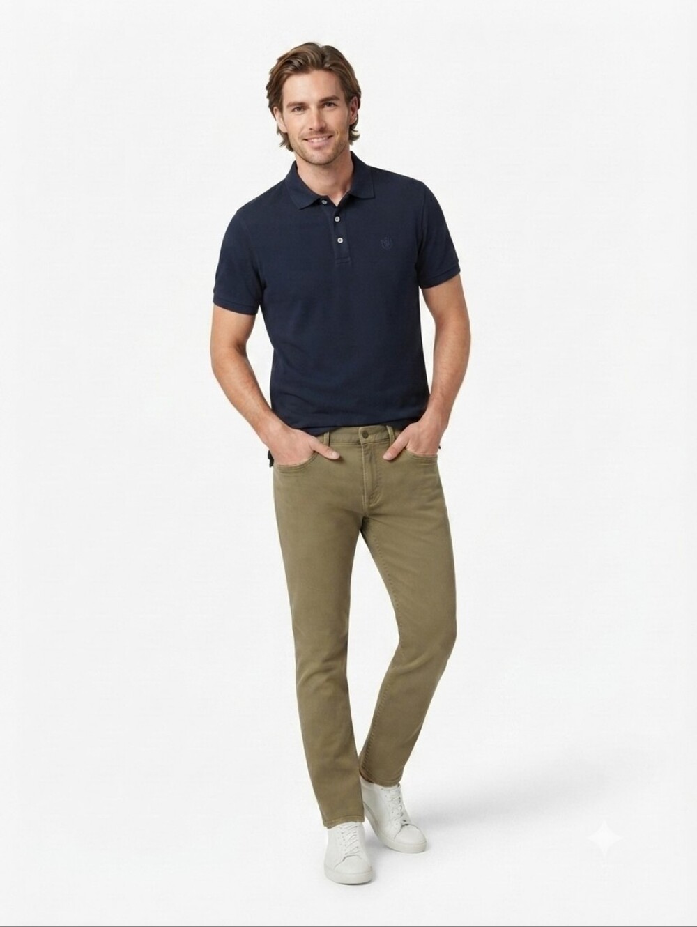 ​Free World "Night Train Regular" Khaki Chino Pants - Men's Size 32
